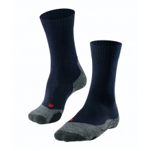 Falke Trekkingsocke TK2 (Merinowolle) marineblau Damen - 1 Paar